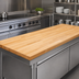Thumbnail image #3 for John Boos Boos Block Blended Edge Grain Northern Hard Rock Maple Kitchen Countertop, 132 x 30 x 1-1/2 Inch, Varnique Finish