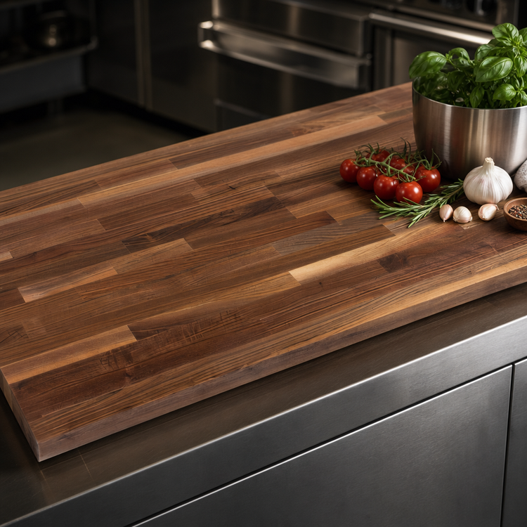 Product image #3 for Boos Block American Black Walnut Edge Grain Kitchen Countertop, 60 x 36 x 1-1/2 Inch, Penetrating Oil Finish
