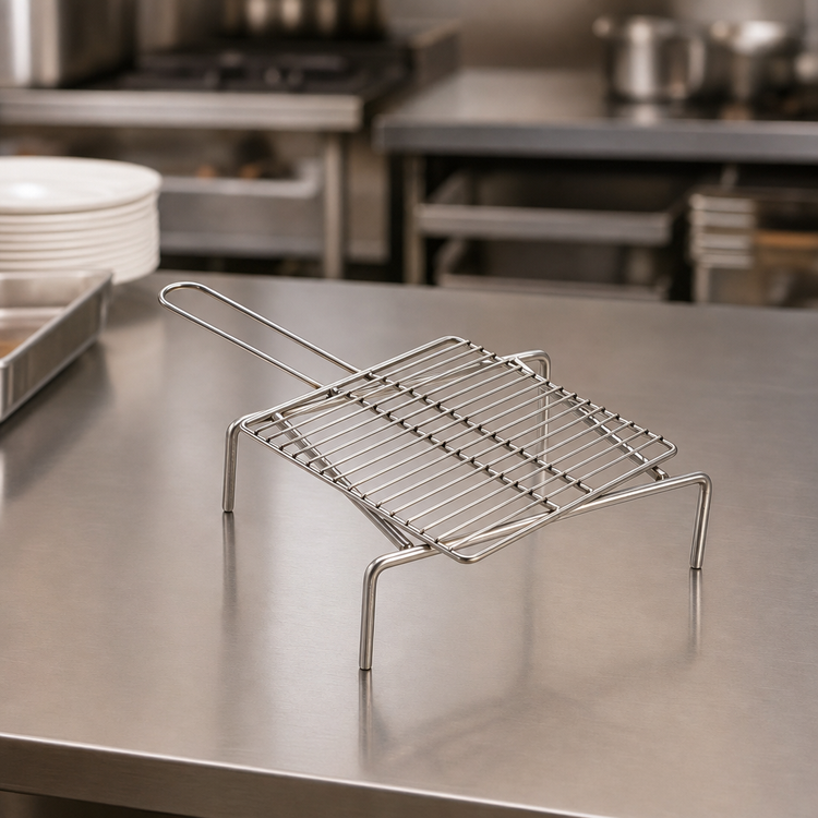 Product image #3 for Trento Small Tuscan Grill with Support, 10 x 10 Inches