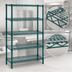 Thumbnail image #3 for Eagle Valu-Gard 5-Tier Stationary Starter Shelving Unit with QuadTruss®, 24 x 24 x 86 Inches, Green Epoxy