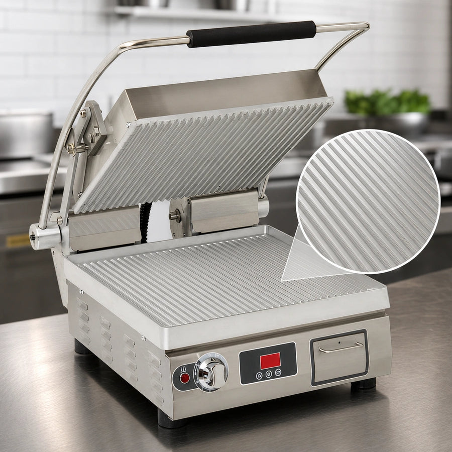 Grooved Aluminum Cooking Surface