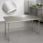 Thumbnail image #3 for Eagle Group BlendPort® BPT-3060GTEB-UT Stainless Steel Work Table, 60"W x 30"D, 16 Gauge, Rolled Edge, Rear Upturn, Galvanized Base