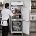 Thumbnail image #3 for Continental Refrigerator DL1WE-SS-PT-HD Designer Line Extra Wide Pass-Thru Heated Cabinet