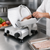 Thumbnail image #3 for Trento 12-Inch Manual Gravity Feed Commercial Meat Slicer, Belt-Driven, 1/3 HP, 120V