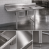 Thumbnail image #3 for Eagle Group 314 Series Two-Compartment Stainless Steel Sink with 24-Inch Right Drainboard
