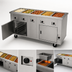 Thumbnail image #3 for DineXpress DXP5HFHIB 5-Well Electric Hot Food Serving Counter with Heated Base