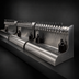 Thumbnail image #3 for Perlick 25-Faucet Modular Wall-Mount Glycol-Cooled Stainless Steel Draft Beer Dispensing Tower