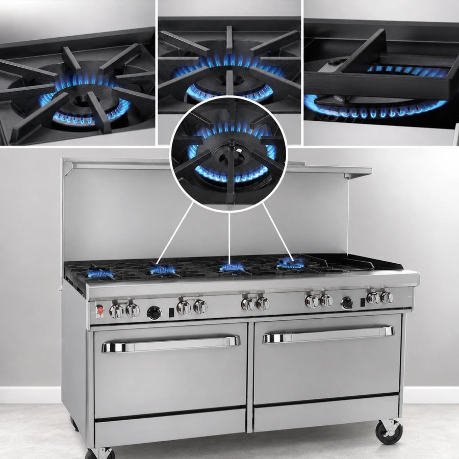 Five Open Burners