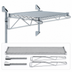 Thumbnail image #3 for Quantum Cantilever Single Shelf Wall-Mount Shelving Unit, 42 x 14 Inch, Gray Epoxy