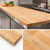 Thumbnail image #3 for Boos Block Blended Edge Grain Northern Hard Rock Maple Kitchen Countertop, 108 x 27 x 1-1/2 Inch, Penetrating Oil Finish