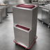 Thumbnail image #3 for Carter-Hoffmann 2-Stack Enclosed Mobile Tray Dispenser Cabinet for 14