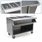 Thumbnail image #3 for Eagle Group Spec-Master SPHT3CB-208-3 48-Inch 3-Pan Electric Mobile Sealed Well Hot Food Table with AutoFill