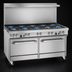 Thumbnail image #3 for Southbend Ultimate 60-Inch Gas Restaurant Range with 10 Open Burners, Standard Oven, and Convection Oven