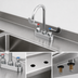 Thumbnail image #3 for T&S Brass B-1140-WH4 Deck Mount Workboard Mixing Faucet, 3-1/2