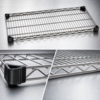 Thumbnail image #3 for Eagle Group QuadTruss QAR1848S Reverse Mat Wire Shelf, 48 x 18 Inches, Stainless Steel Case of 4