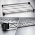 Thumbnail image #3 for Eagle Group QuadTruss Quad-Adjust Reverse Mat Wire Shelf, 48 x 18 Inches, Stainless Steel