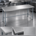 Thumbnail image #3 for Eagle Spec-Master Marine Series 108-Inch x 24-Inch 14-Gauge Stainless Steel Work Table with Galvanized Base
