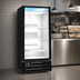 Thumbnail image #3 for Hoshizaki One-Section Black Reach-In Glass Door Refrigerated Merchandiser, Bottom-Mount, 10 Cu. Ft.