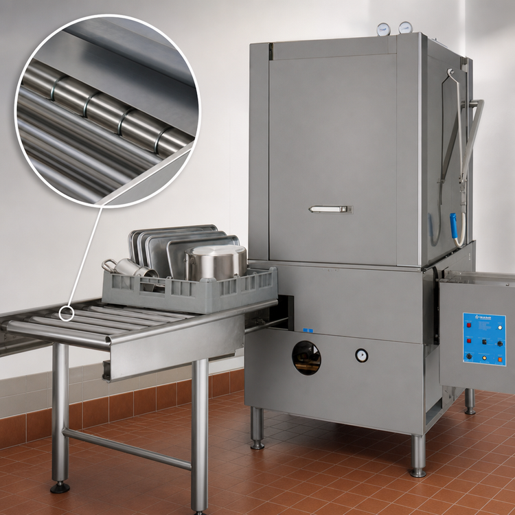 Product image #3 for Insinger CA-3 Straight-Thru Automatic Pot & Pan Washer, 25 Racks/Hour