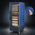 Thumbnail image #3 for Metro C5 3 Series Full-Height Low-Watt Heated Holding and Proofing Cabinet with Dutch Clear Doors, Blue Insulation Armour, Fixed Wire Slides