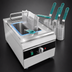 Thumbnail image #3 for Omcan 9L / 2.4 Gallon Electric Single-Tank Countertop Pasta Cooker