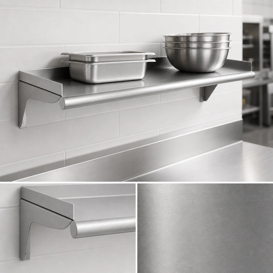 16-Gauge Type 430 Stainless Steel Construction