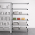 Thumbnail image #3 for EagleGard 5-Tier Add-On Wire Shelving Unit, 36W x 18D x 74H in, Hybrid Epoxy Finish