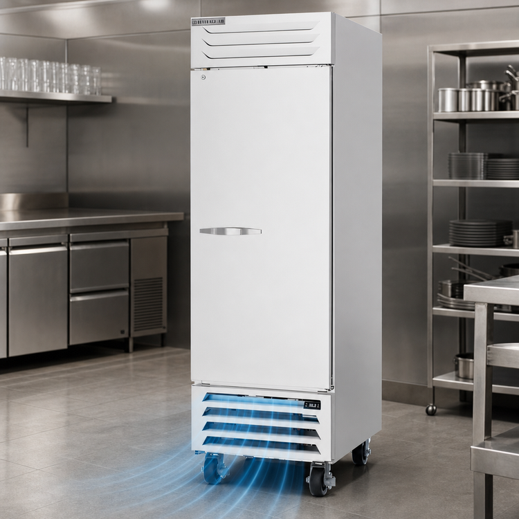 Product image #3 for Beverage-Air Vista® One-Section Bottom Mount Reach-In Refrigerator with Solid Door, 23.32 Cu. Ft.