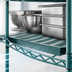 Thumbnail image #3 for Eagle QuadPlus Louvered Polymer Shelf Mat with Microgard Antimicrobial Protection, 42 x 18 Inches, Green