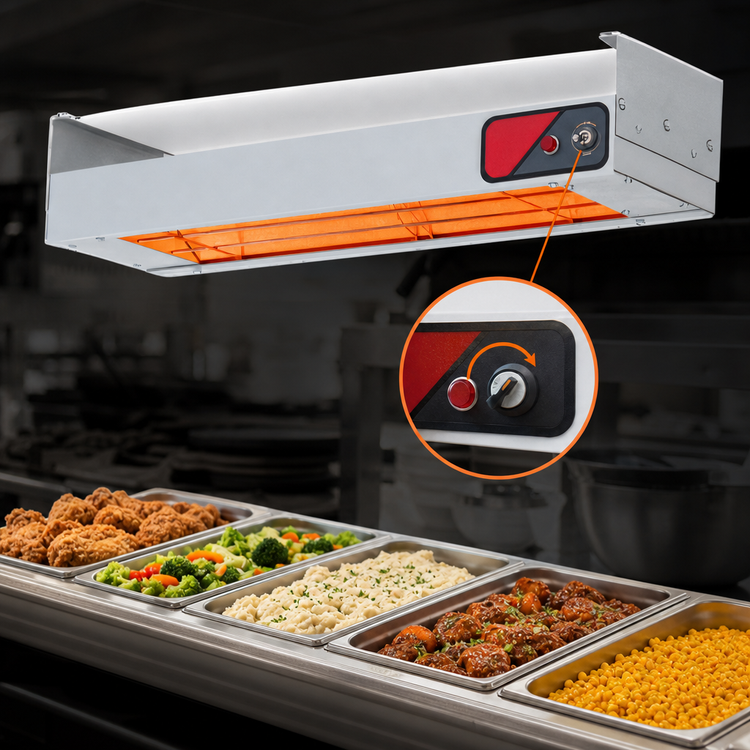Product image #3 for Nemco 24-Inch Single Infrared Strip Heater with Infinite Temperature Control, 208V