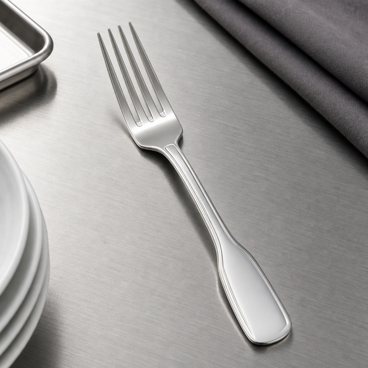 Product image #4 for Winco Oxford 7-5/8 Inch Extra Heavy Weight Dinner Fork, 18/8 Stainless Steel, Mirror Finish