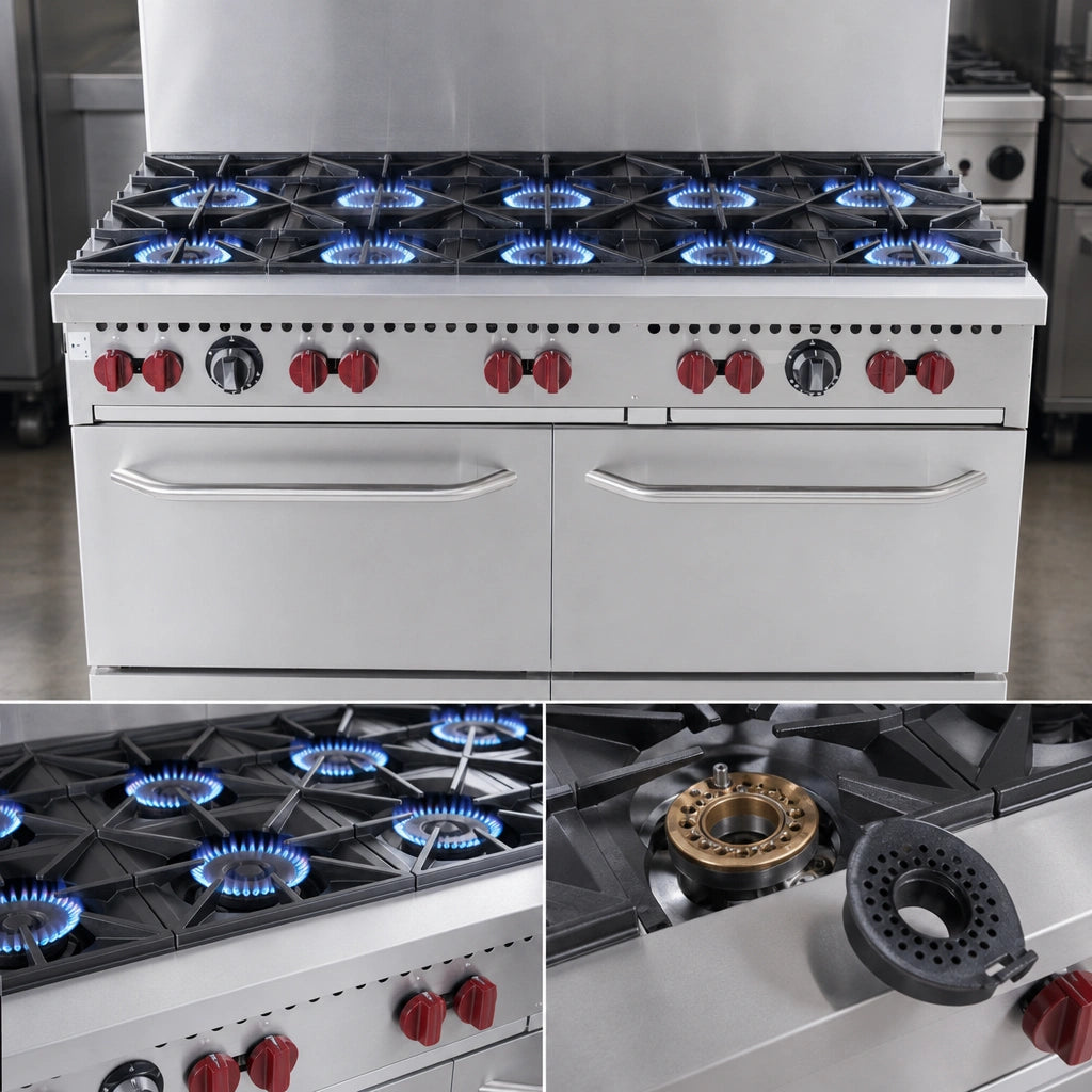 10 Open Burners