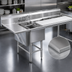 Thumbnail image #3 for Spec-Master FNP2820-1-48TL One Compartment Stainless Steel Prep Sink with 48