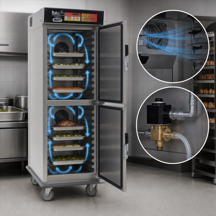 Product image #3 for Panco CH6000D-240 Full-Height Cook & Hold Cabinet with Dutch Doors