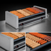 Thumbnail image #3 for Roll-A-Grill 45-Hot-Dog Slanted Hot Dog Roller Grill, 10 GripsIt Rollers, 220V