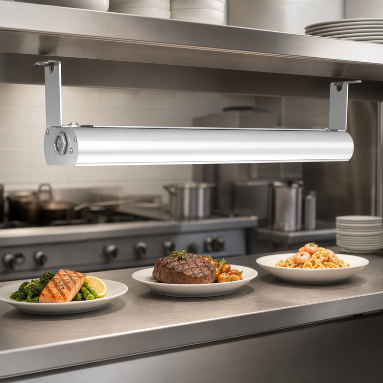 Product image #3 for Vollrath 48-Inch Low Profile Unlighted Strip Heat Lamp, Aluminum, 120V