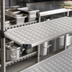 Thumbnail image #3 for Metro Super Erecta 48-Inch x 14-Inch Louvered Embossed Stainless Steel Shelf with Raised Ship's Edge