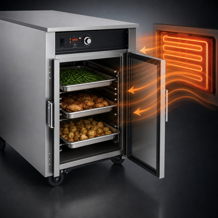 Product image #3 for Low-Voltage Cook-and-Hold Mobile Cabinet, 3 Full-Size Sheet Pan Capacity