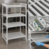 Thumbnail image #4 for Cambro Camshelving® Premium 4-Shelf Vented Starter Unit — 21 Inches D x 36 Inches L x 64 Inches H, Speckled Gray (480)