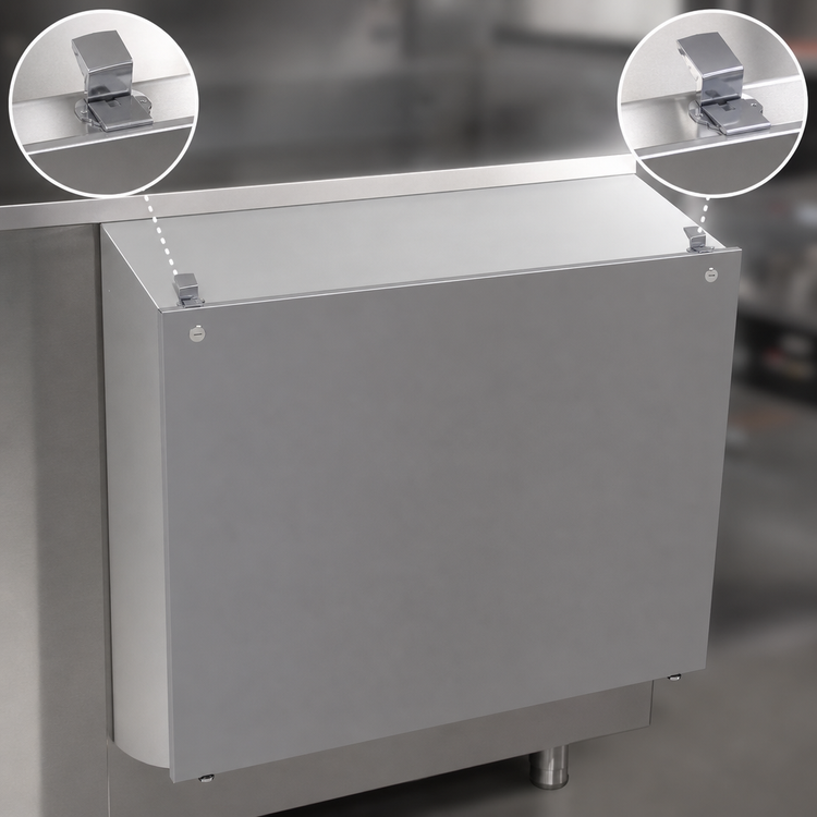 Product image #3 for Glastender 36-Inch Stainless Steel Locking Cover for BLD-36-S