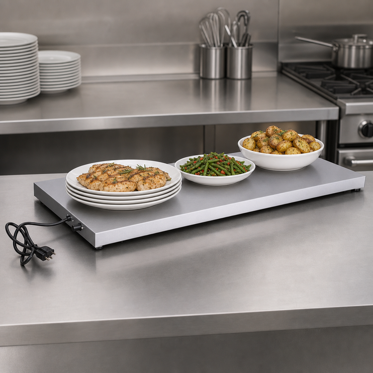 Product image #3 for BK Resources ESW-3620 Portable Electric Heated Warming Shelf, 36 x 20 Inch, 304 Stainless Steel