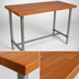 Thumbnail image #3 for John Boos Cucina Classico American Cherry Edge Grain Work Table with Stainless Steel Legs, 48 x 24 x 35 Inches