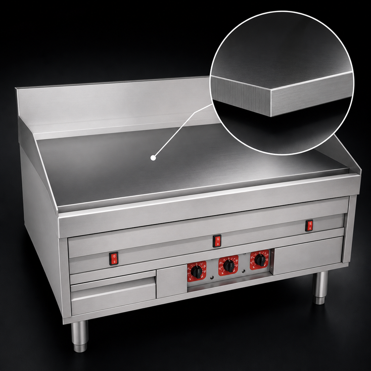 Product image #3 for Magikitch'n MKE-36-ST 36-Inch Electric Countertop Griddle with 35-3/4 x 24-Inch Cooking Surface