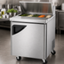 Thumbnail image #3 for Turbo Air Super Deluxe 27.5-Inch Wide Sandwich/Salad Prep Table, 1 Door, 8-Pan Opening, Rear-Mounted Self-Contained Refrigeration
