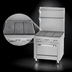 Thumbnail image #3 for Southbend Platinum Heavy Duty 36-Inch Modular Gas Sectional Range with 3 Uniform Hot Tops