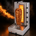 Thumbnail image #3 for Eurodib USA Visvardis DG10AN Gas Vertical Gyro Broiler, 155–200 lb Capacity, 60,000 BTU, Stainless Steel