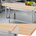 Thumbnail image #3 for Advance Tabco TA-926 72-Inch Wood Cutting Board for Equipment Stands