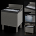 Thumbnail image #3 for Perlick Top Shelf TSD Series Extra Capacity 36-Inch Underbar Ice Bin/Cocktail Unit