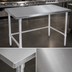 Thumbnail image #3 for John Boos Stallion 108-Inch x 24-Inch 14-Gauge Stainless Steel Flat Top Work Table with Galvanized Legs
