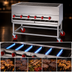 Thumbnail image #3 for American Range 60-Inch Countertop Gas Horizontal Chicken Broiler Charbroiler, 5-Burner